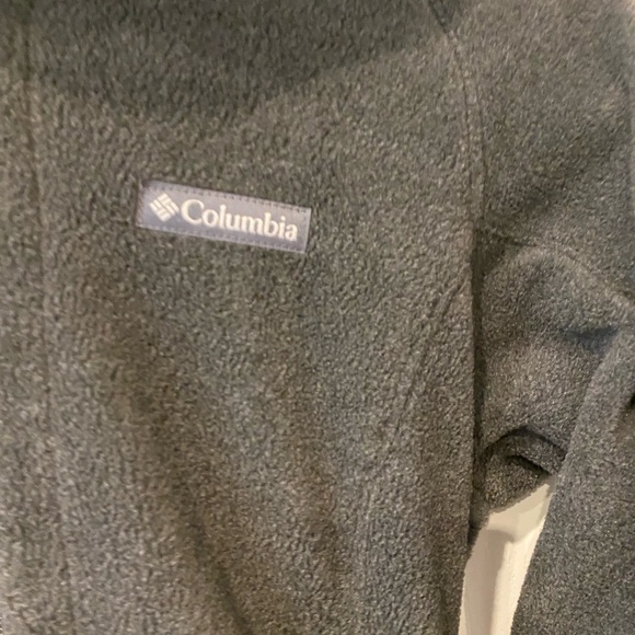 COLUMBIA LADIES FULL ZIP FLEECE WITH HOOD - Picture 3 of 5
